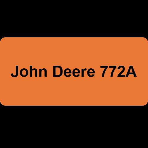 John Deere 772A